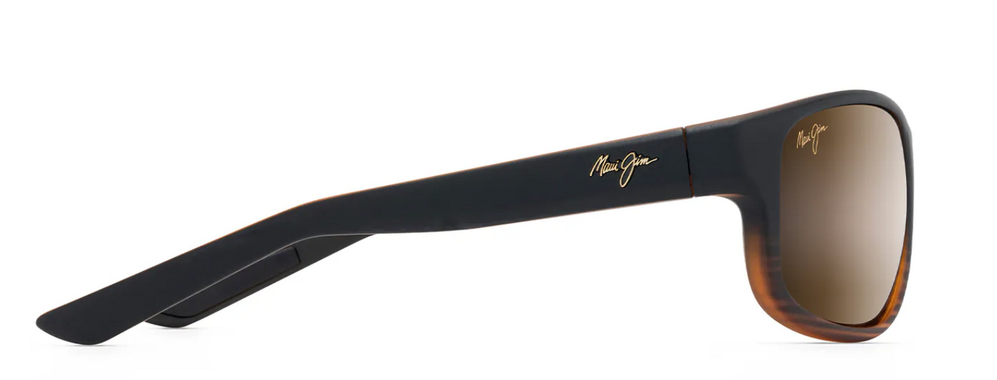 Maui Jim Kaiwi Channel Stripe Dark Brown