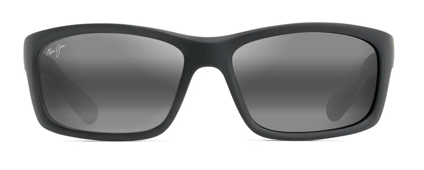 Maui Jim Kanaio Coast Matte Soft Black with White and Blue