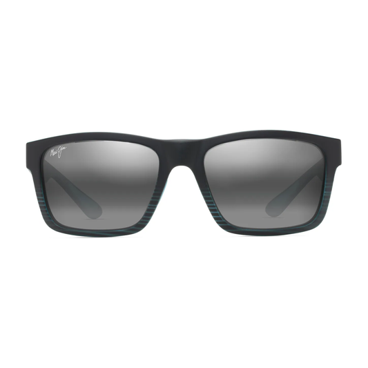 Maui Jim The Flats Black & Teal Stripes