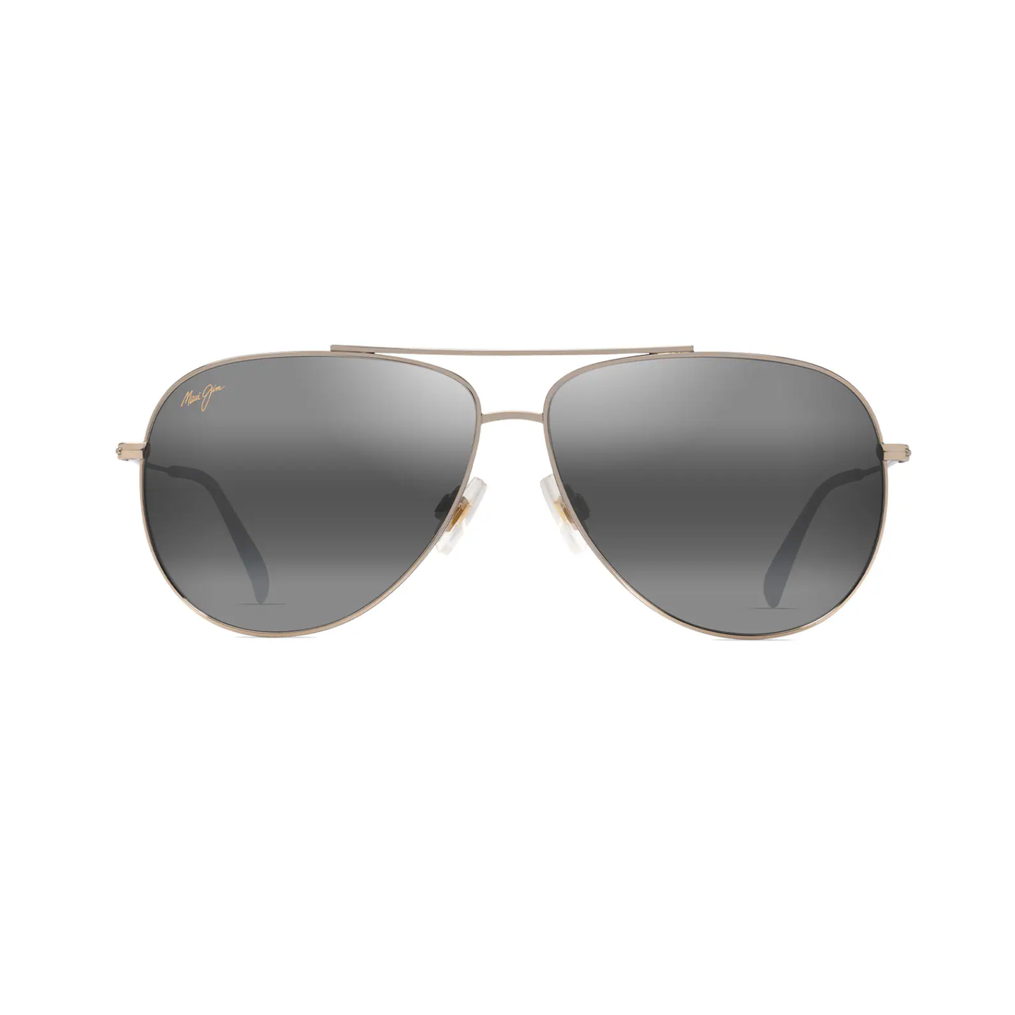 Maui Jim Hau'oli XL Shiny Light Gold with Crystal
