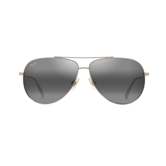 Maui Jim Hau'oli XL Shiny Light Gold with Crystal