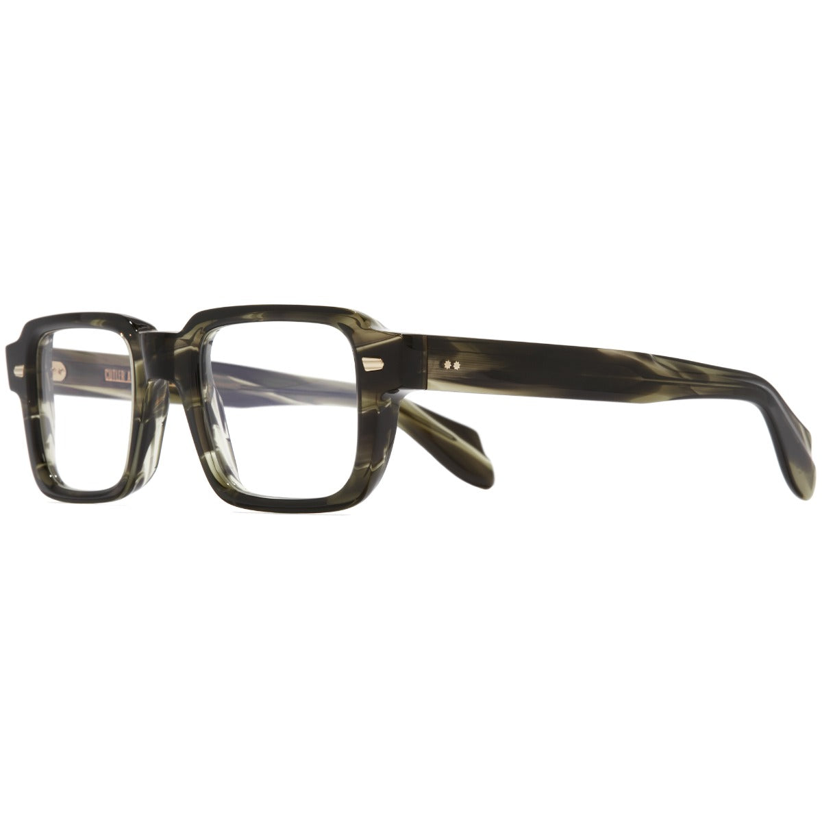 Cutler and Gross 1393 Striped Green Havana