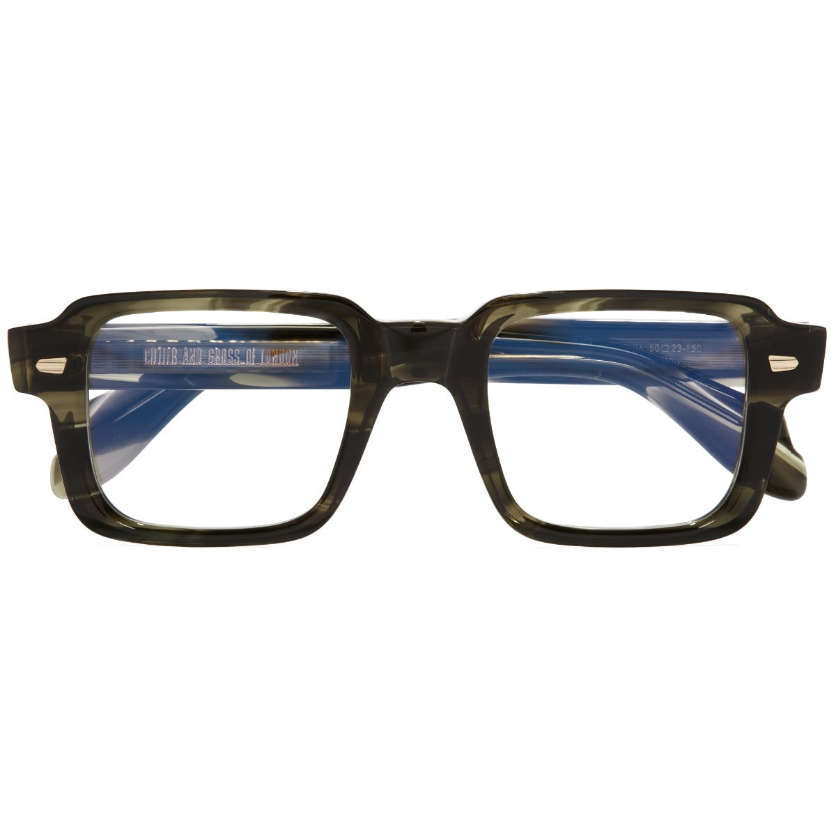 Cutler and Gross 1393 Striped Green Havana