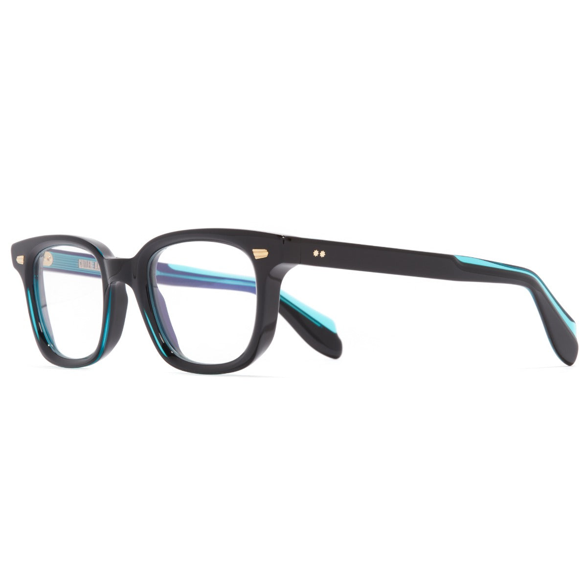 Cutler and Gross 9521 Teal On Black